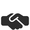 Icon of a handshake